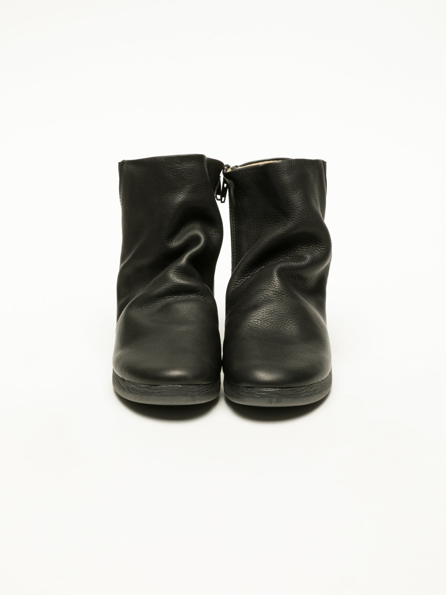 Softinos Black Wedge Ankle Boots